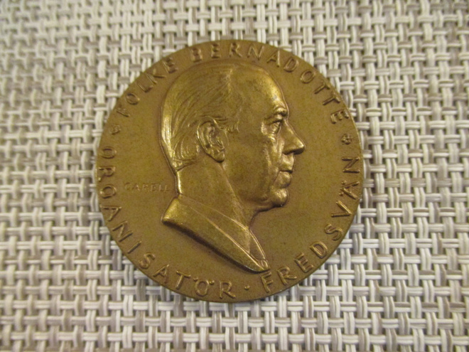 Folke Bernadotte mitali 1949/G.Carell