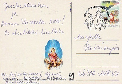 ERIKOISLEIMA , Joulu, Helsinki 13.12.1999