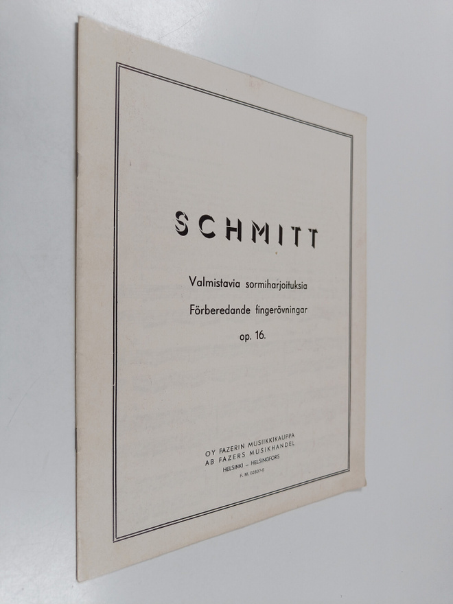 Al Schmitt : Valmistavia sormiharjoituksia - Förberedande...