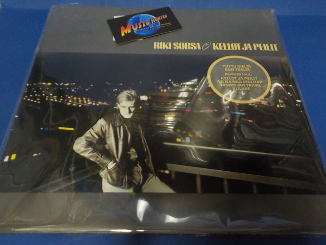 RIKI SORSA - KELLOT JA PEILIT M-/M- LP RIKIN NIMMARILLA