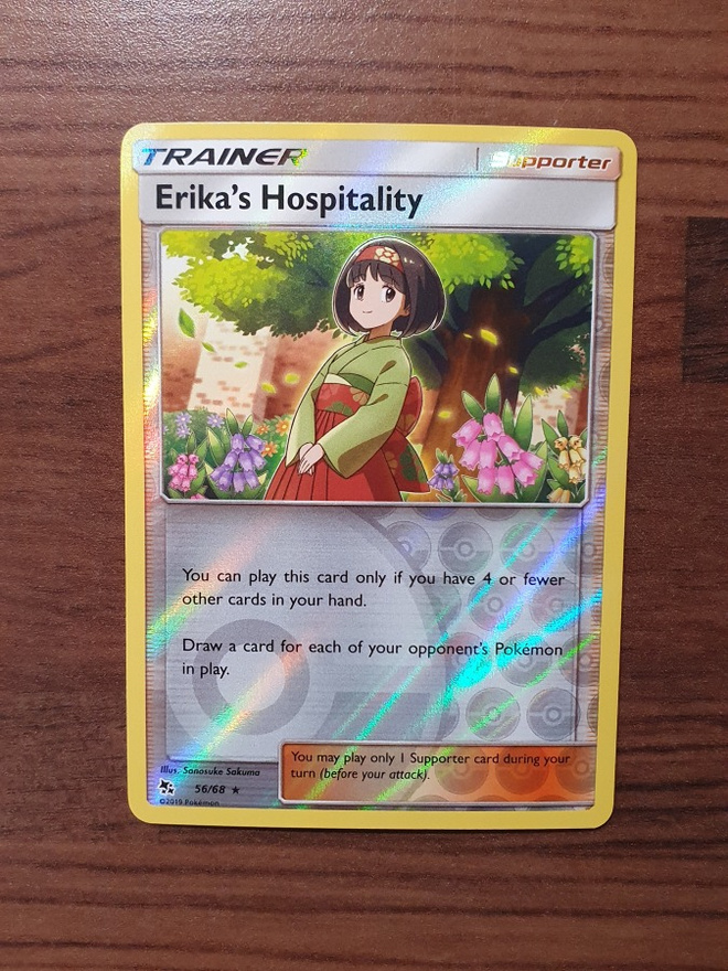 Pokemon Erika's Hospitality 56/68 Reverse holo Rare
