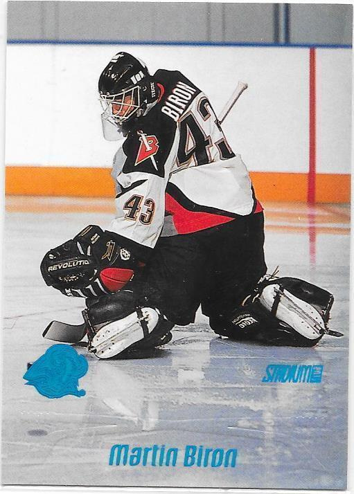 1999-00 Stadium Club #191 Martin Biron Buffalo Sabres MV