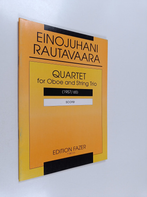 Einojuhani Rautavaara : Quartet for Oboe and String Trio ...