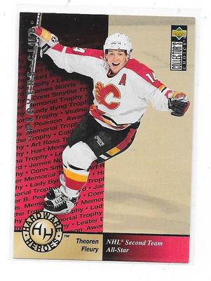 95-96 UD CC Players Club Paraller #384 Theoren Fleury