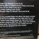 CLASH - FROM HERE TO ETERNITY 5 TRACK ALBUM SAMPLER PROMO CD - pikkukuva 2