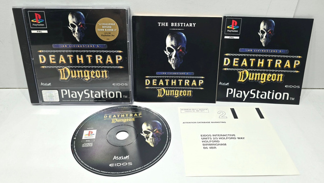 PS1 - Deathtrap Dungeon (CIB)