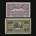 Saksa Notgeld 25, 50 Pfennig, Hildesheim 18.10.1918 - pikkukuva 1
