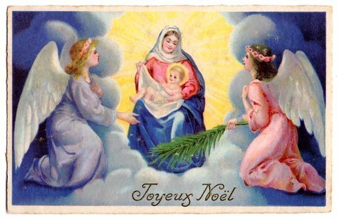 SEIMI / Runollinen Maria, Jeesus-lapsi ja enkelit. 1930-l.