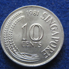 10 cents 1981. Singapore - pikkukuva 1
