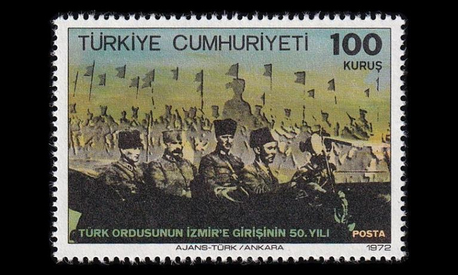 Turkki 2267 ** Smyrnan ?zmirin valloitus 50v (1972)