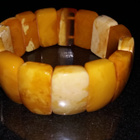 Natural antique Meripihka Amber EGG YOLK - pikkukuva 3