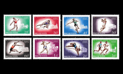 Unkari 2262-9 ** Yleisurheilun EM-kisat Budapest (1966)