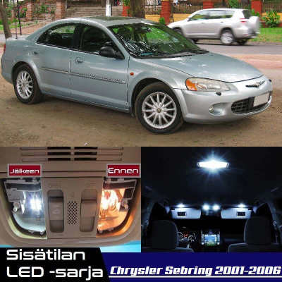 Chrysler Sebring (MK2) Sisätilan LED-sarja 11-os