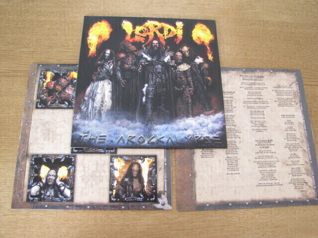 Lordi The Arockalypse 2x lp kirkas vin USA 2007 SOITTAMATON!