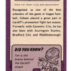 Purkkakuva Jalkapallo n:o 135 IAN GIBSON. Cardiff City - pikkukuva 2