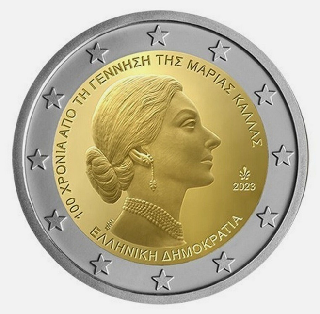** KREIKKA 2€ 2023 Maria Callas pillerissä **