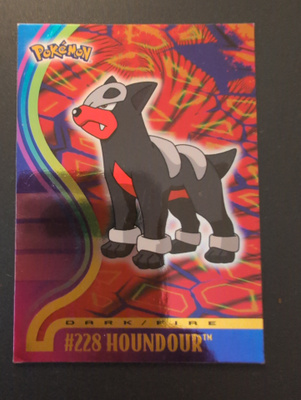 Houndour foil Pokemon Topps Johto