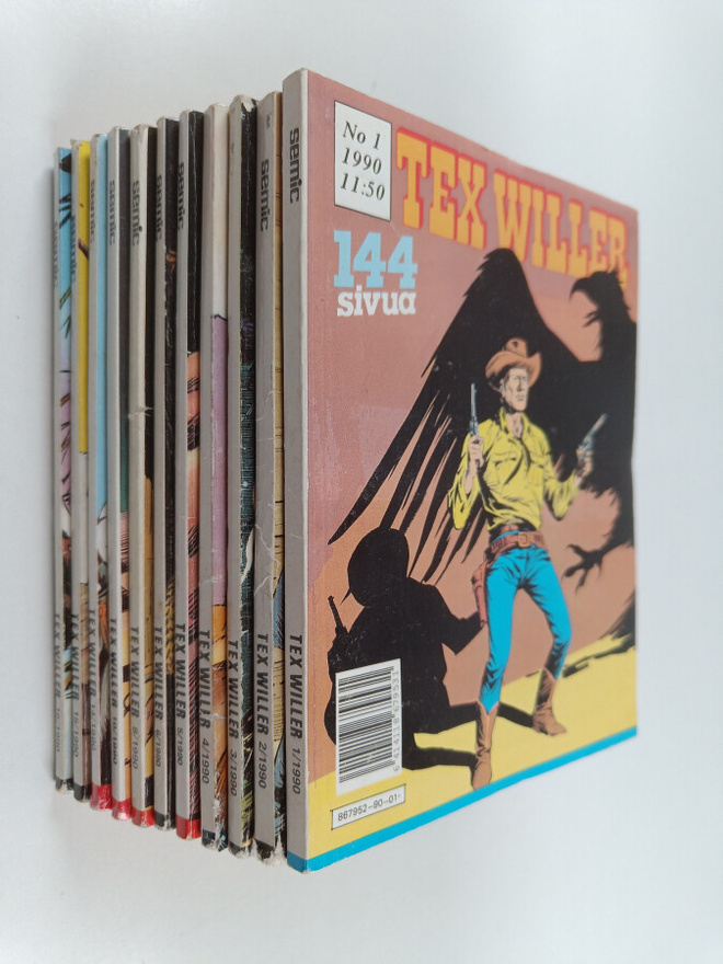 Tex Willer vuosikerta 1990 (1-6, 8, 10, 14-16) (osat 7, 9...