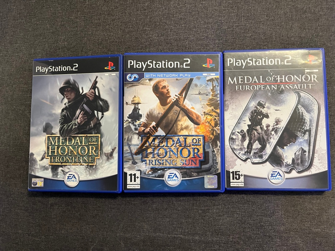 Medal Of Honor Trilogy PS2 (Suomijulkaisut)