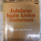 Mikko Korhonen - Johdatus lapin kielen historiaan (nid.) - pikkukuva 1