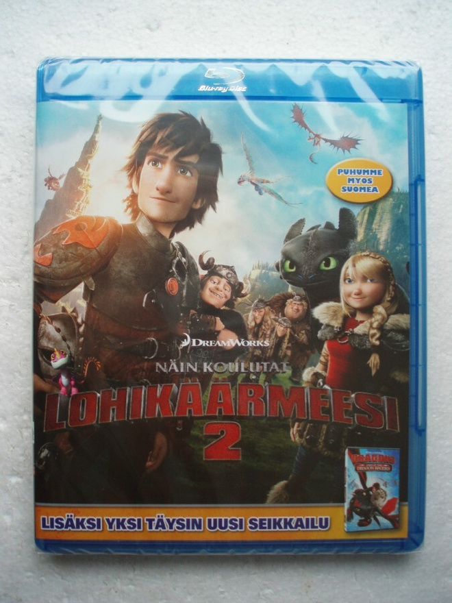 Näin koulutat lohikäärmeesi 2 Blu-ray