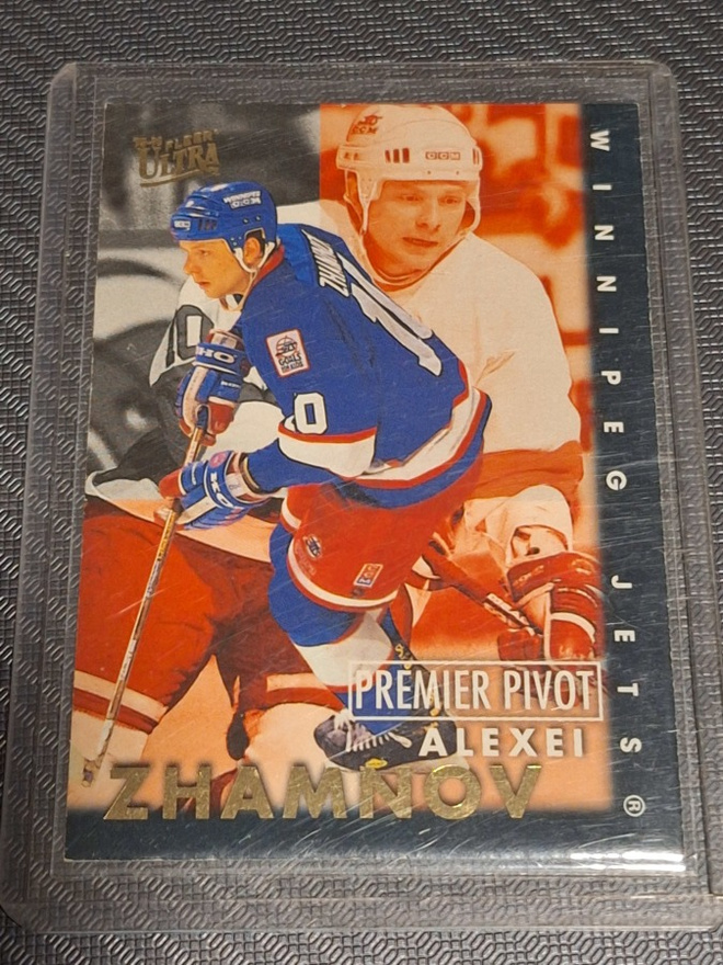 1995-96 Ultra Premier Pivot Alexei Zhamnov Winnipeg Jets #10