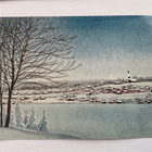 Postikortti Hyvää Joulua 1989 FDC - pikkukuva 1
