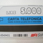 Puhelukortti IDG   Lire 5.000 carta telefonica - pikkukuva 2