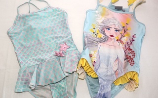 LINDEX ja DISNEY - MRENNEITO+FROZEN UIMAPUVUT - koko 110/116