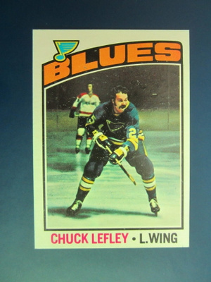 76-77 O-PEE-CHEE CHUCK LEFLEY EX JOKERIT