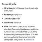 Urho Ruhanen- Syytettynä suomalainen KIRJA - pikkukuva 3