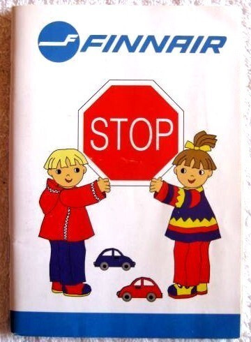 Finnair lasten vihko Stop