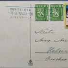 Wendelin -joulumerkki nro 26B joulukortilla 1946 - pikkukuva 1