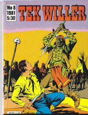 Tex Willer 8/1981 Keltainen koira 4/4 Vieras Elk Cityssä 1/3