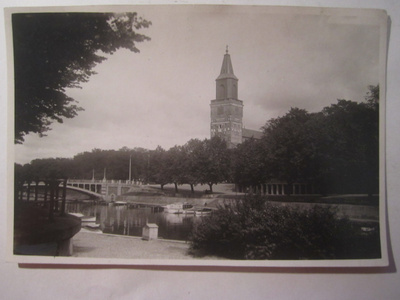 VANHA Valokuva Turku 1930-l  Alkup.Mallikappale