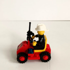 Lego town 6611 Palopäällikön ajoneuvo vuosimallia 1981 - pikkukuva 2