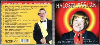 VESA RUUSKA . CD-LEVY . HALOSTA PÄÄHÄN