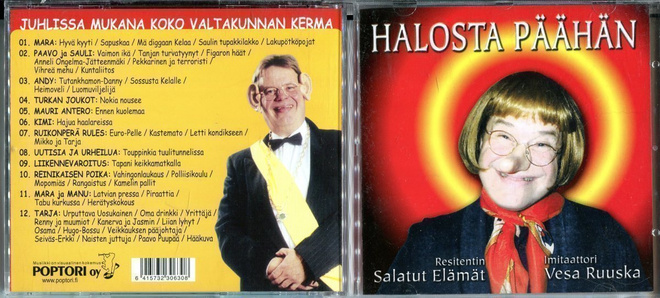VESA RUUSKA . CD-LEVY . HALOSTA PÄÄHÄN