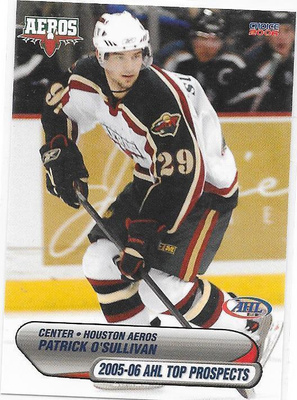 2005-06 AHL Top Prospects #27 Pat O`Sullivan Houston HIFK
