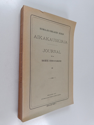 Suomalais-ugrilaisen seuran aikakauskirja 63