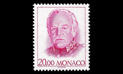 Monaco 2019 ** Käyttösarja Rainier III 20 Fr (1991)