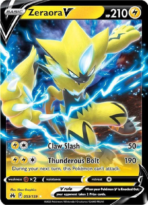 Zeraora V 053/159 - Crown Zenith - NM/M