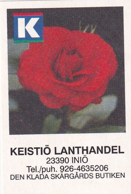 Iniö, Keistiö Lanthandel  2/10