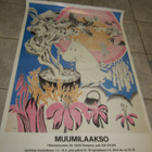 Harvinainen Muumi juliste 1980-luku, HYVÄ KUNTO.HIENO - pikkukuva 1