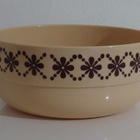 Retro kuviollinen Plastex 649 muovikulho - pikkukuva 1