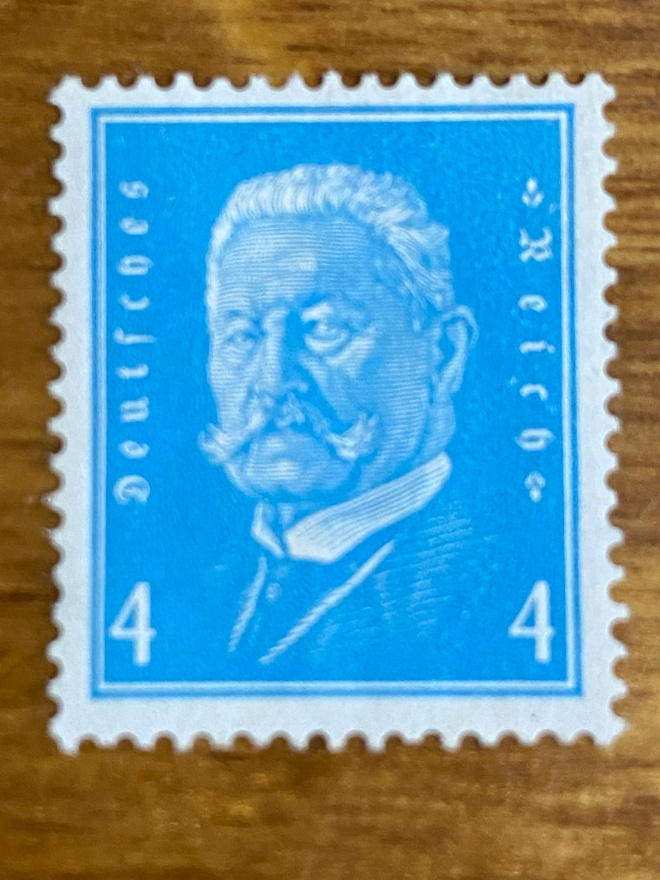 SAKSA REICH 1931 PRESIDENTTI HINDENBURG**
