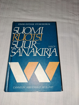 Suomi - ruotsi  suursanakirja WSOY