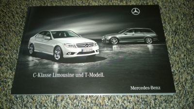 Esite Mercedes C-sarja W204/S204, 2009. Myös C 63 AMG