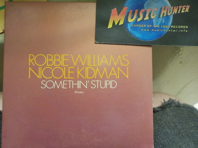 ROBBIE WILLIAMS / NICOLE KIDMAN - SOMETHIN` STUPID PROMO CDS