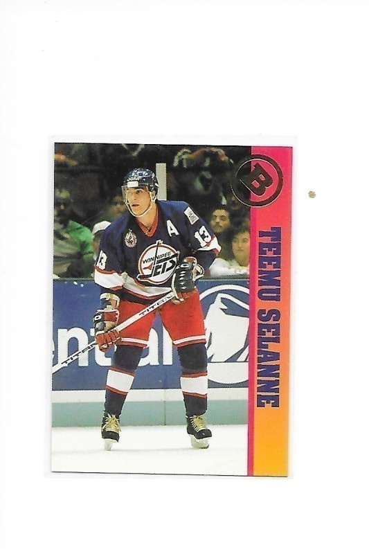 1993-94 Ballstreet Oddball #13 Teemu Selänne Winnipeg Jets